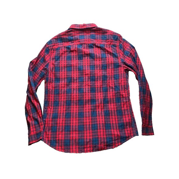 Life After Denim Shirt Adult Extra Large Classic Tartan Plaid Mens MSRP $98 NWT - Picture 4 of 7